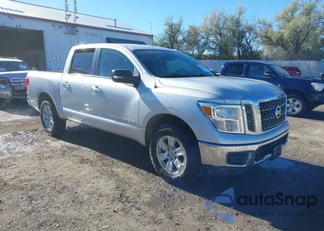 2018 Nissan Titan Sv из США, поврежденный, VIN 1N6AA1EJXJN523441